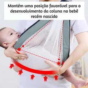 Canguru Sling para bebê ajustável